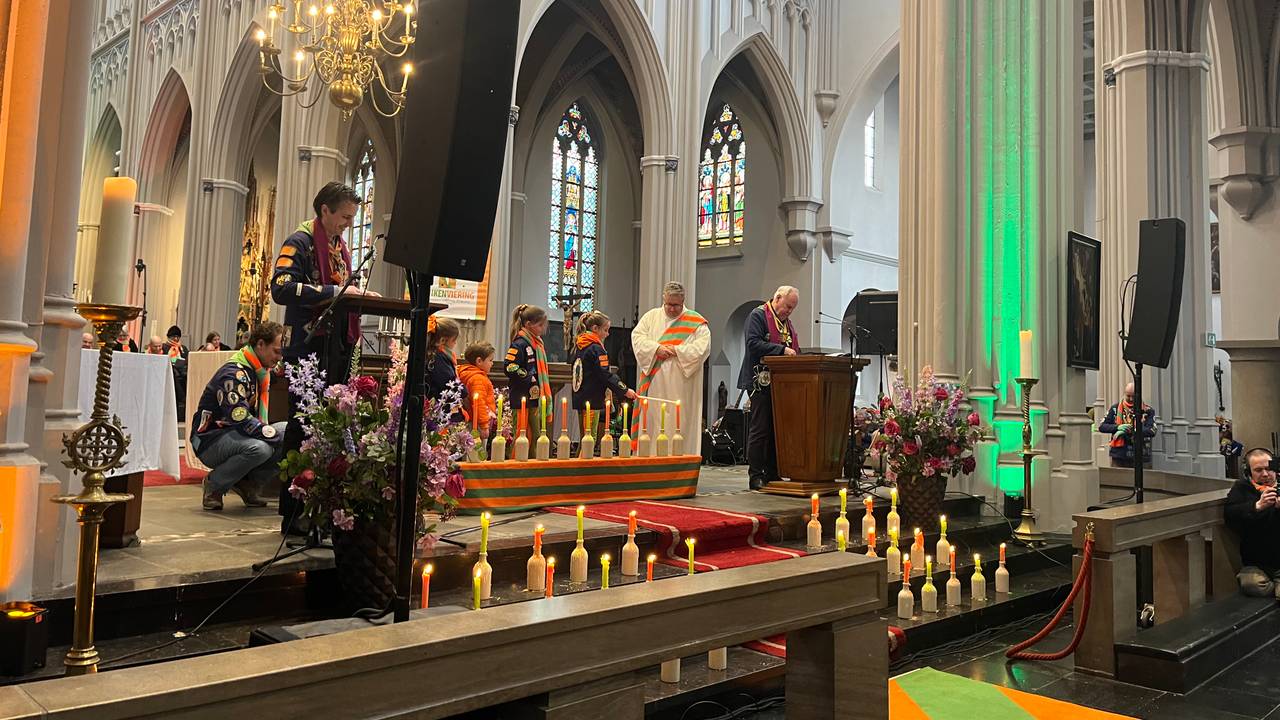 De burgemeester was voor het eerst bij de Kruikenviering (foto: Floortje Steigenga / Omroep Brabant).