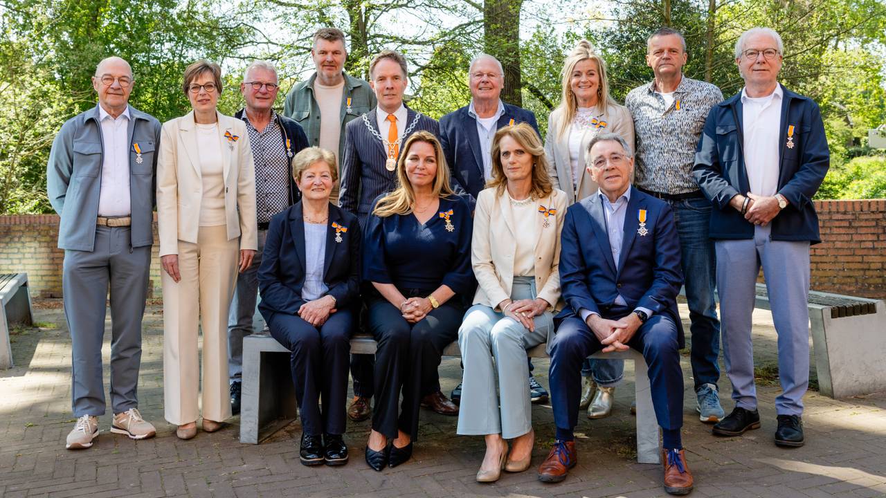 Lintjesregen in Sint-Michielsgestel (foto: gemeente Sint-Michielsgestel).