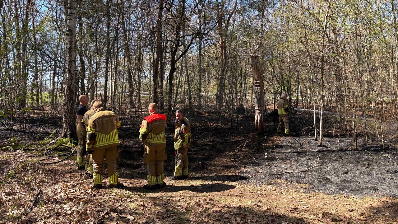 Het vuur heeft op twee plekken gebrand (foto: Jeroen Stuve / Persbureau Heitink).