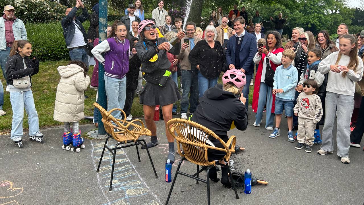 Feestelijk onthaal in Breda (foto: Omroep Brabant). 