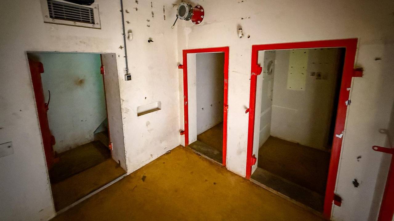 De sluisruimte in de noodzetel in Tilburg (foto: Pieter Soethout)