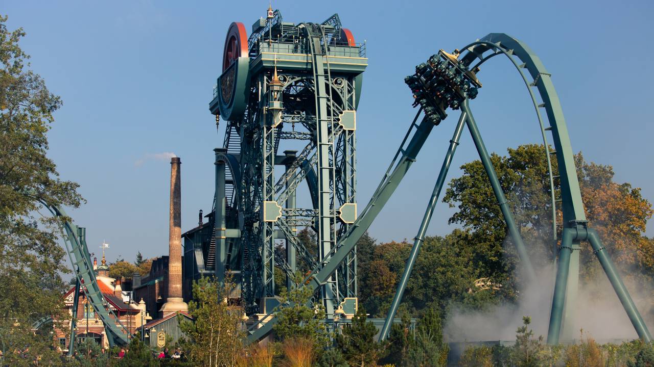 De achtbaan Baron 1898 (Archieffoto: Efteling)