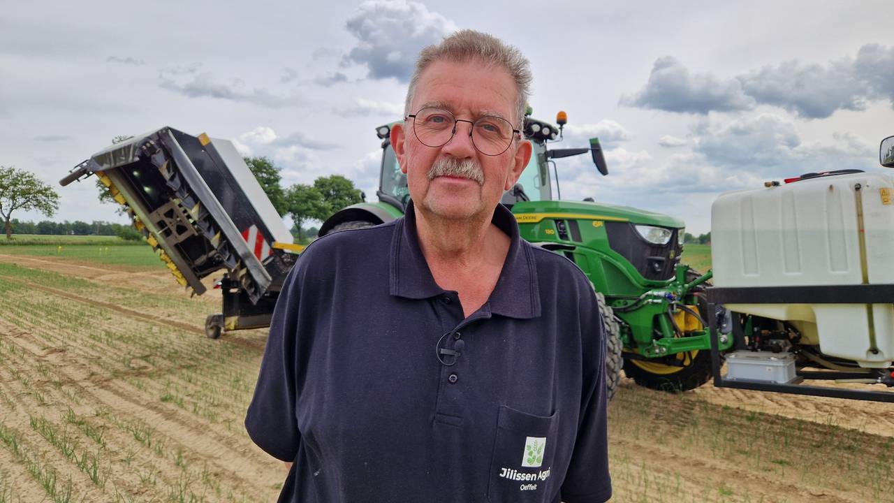 Bestrijding van onkruid neemt drastisch af door innovatieve precisiespuit van boer Geert (foto: Tom Berkers).