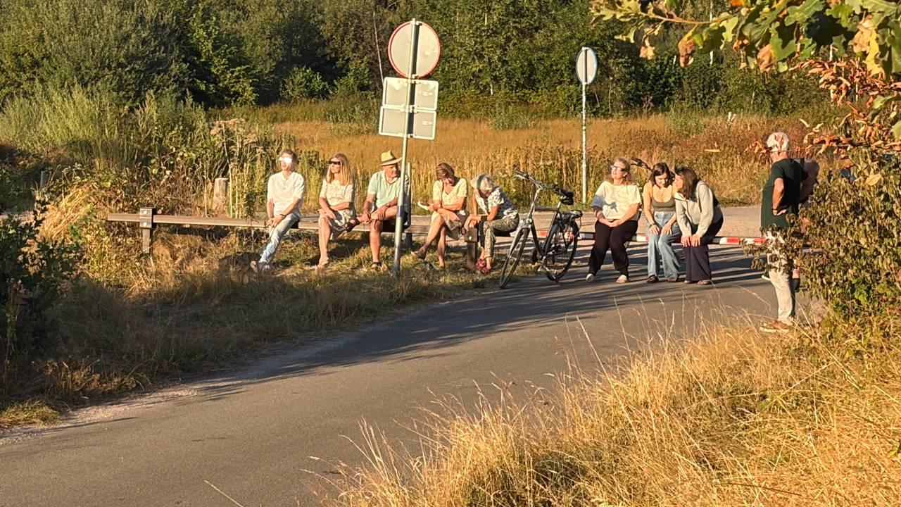 Als kippen op een stok (foto: Koen Wijn).