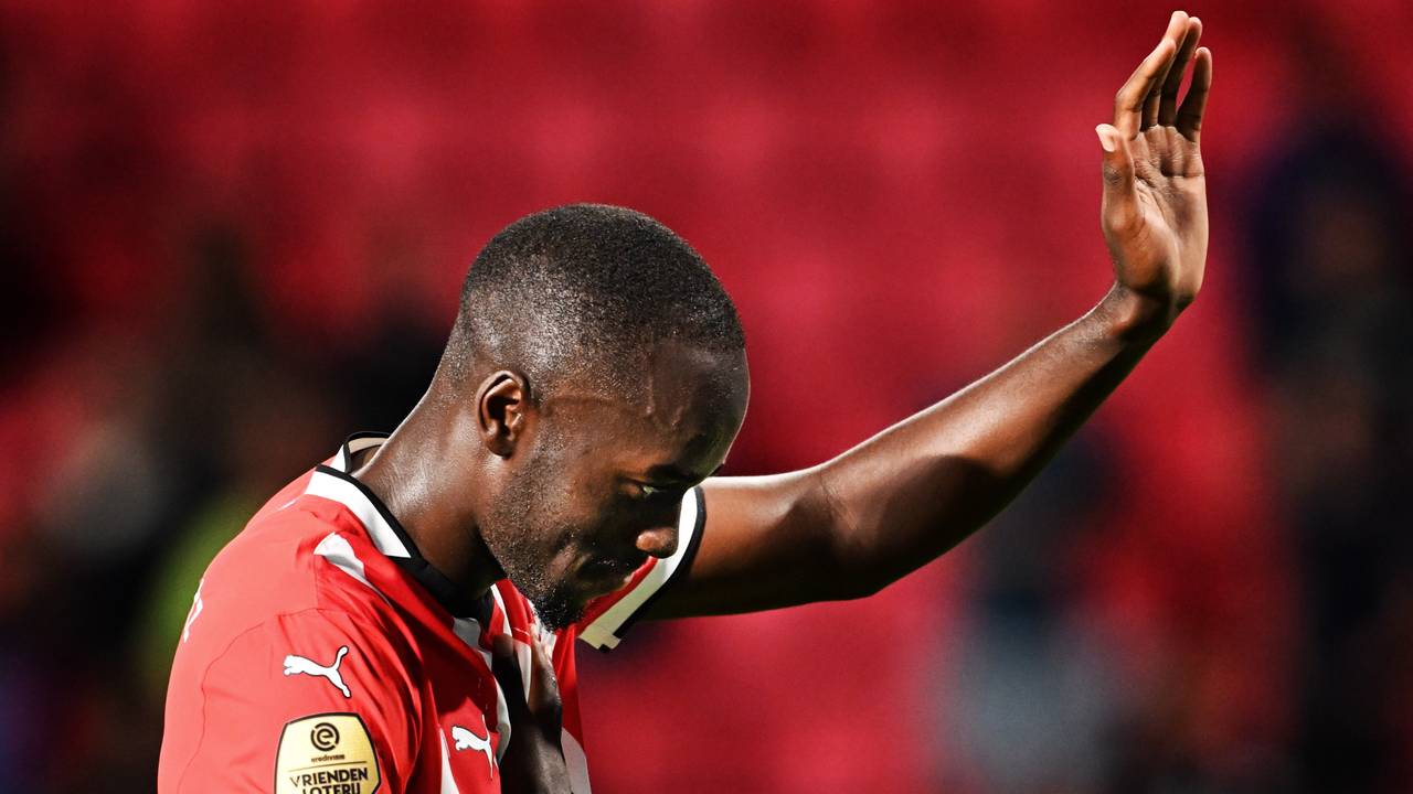 Jordan Teze verruilt PSV voor ASD Monaco  (foto: ANP 2024/Olaf Kraak).