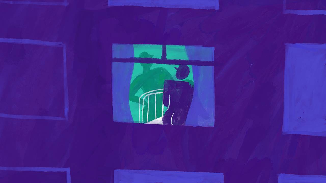 Voorbij het rode licht