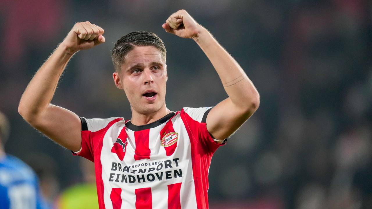 Joey Veerman met gebalde vuisten (foto: Orange Pictures).