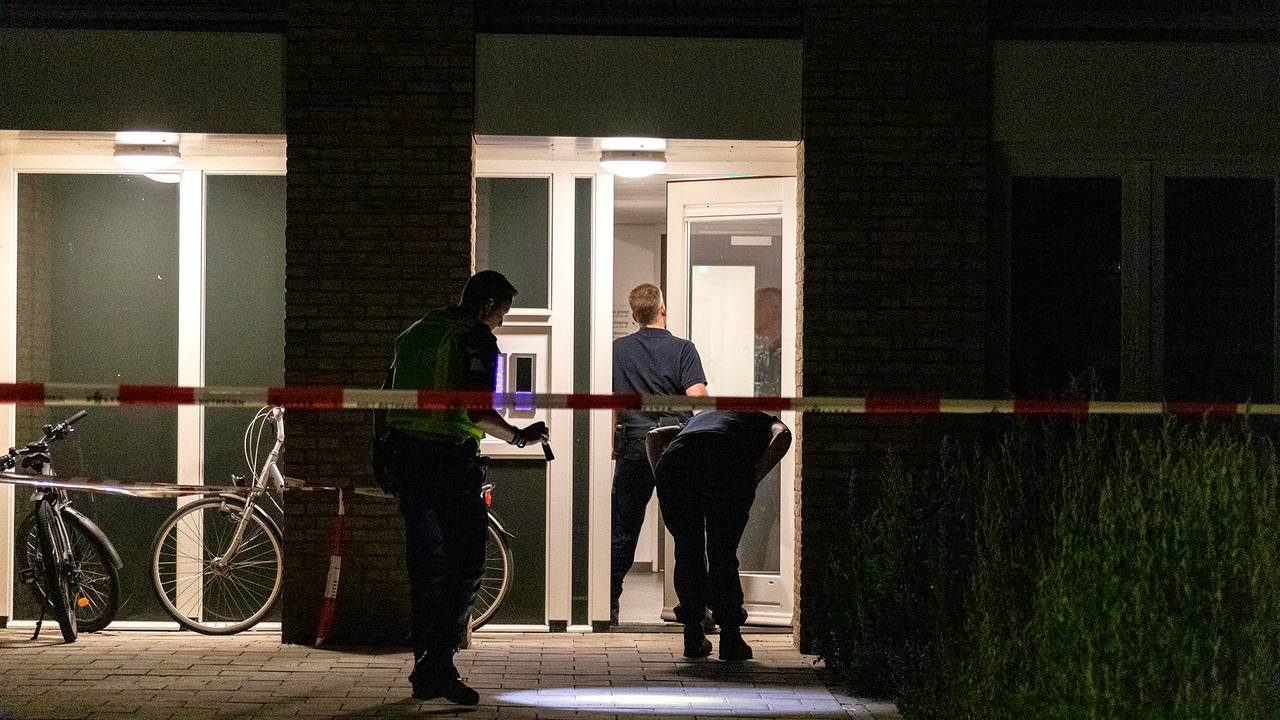 Onderzoek na de overval in Cuijk (foto: SK-Media).