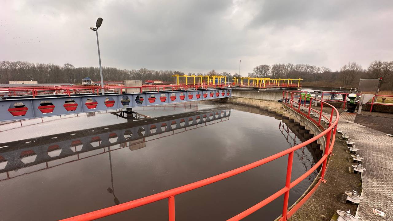 Een waterzuiveringsstation (foto: Jan Peels).