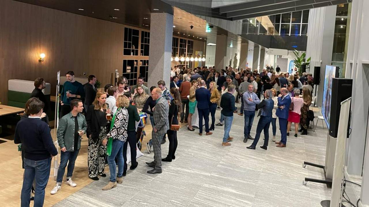 Verkiezingsavond in Tilburg.