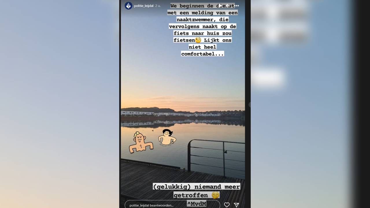 Foto: X (voorheen Twitter) politie Leijdal