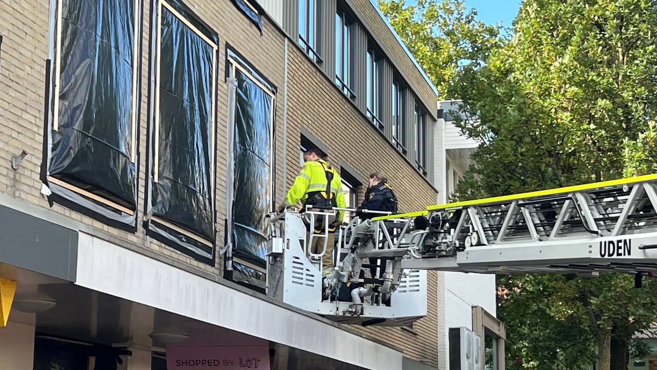 Onderzoek in Uden (foto: Dtv Nieuws).