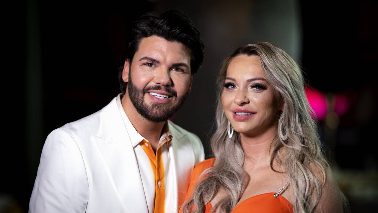 Roy Donders en zijn partner Michelle (foto: ANP).