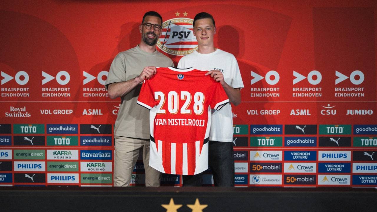 Ruud en Liam van Nistelrooij (foto: PSV Media)