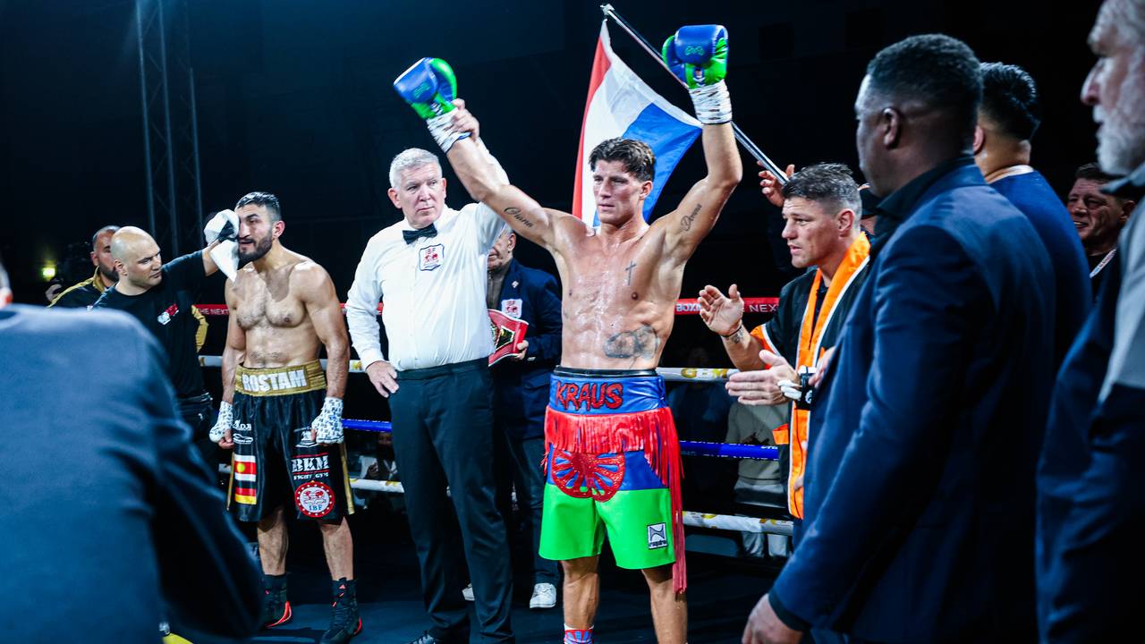 Gradus Kraus Europees kampioen boksen.
