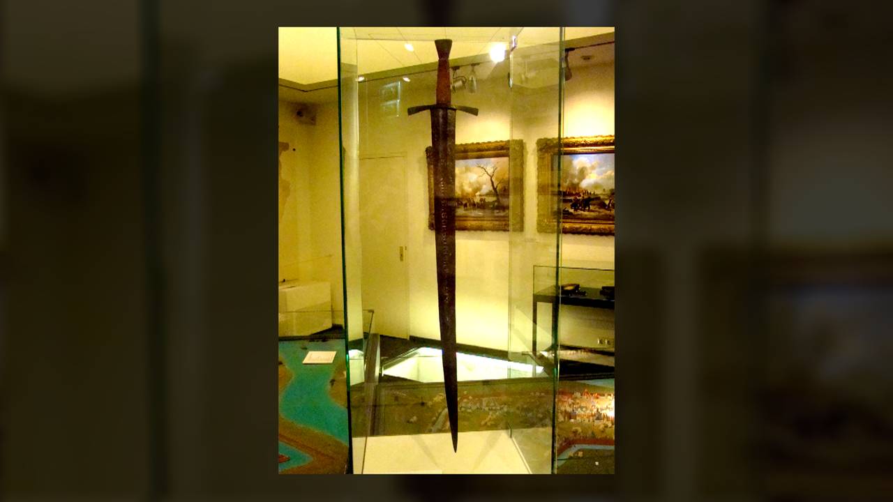Het mysterieuze zwaard van Geertruidenberg (Foto: Museum De Roos)