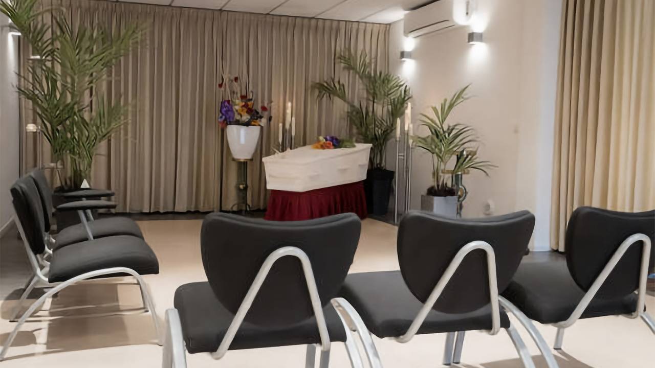 Interieur van het afscheidscentrum in Udenhout (foto: Bijnen uitvaartzorg).