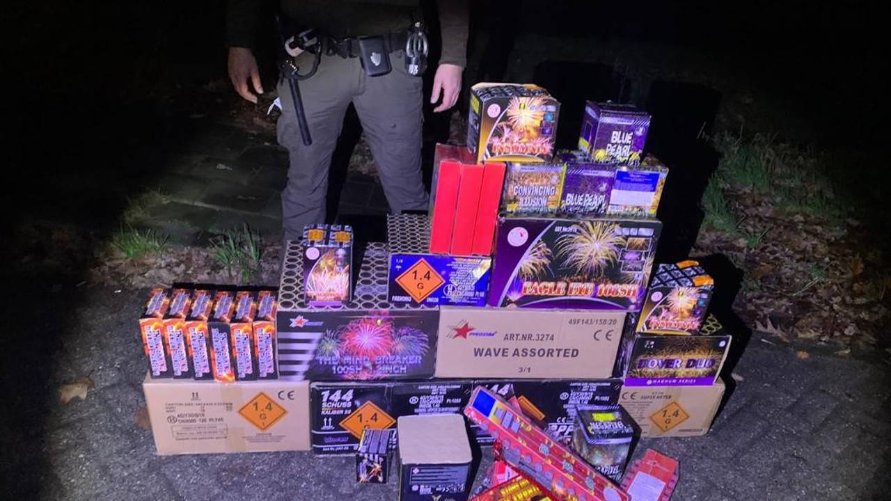 Vierhonderd kilo vuurwerk in beslag genomen (Foto: Samen Sterk in Brabant).
