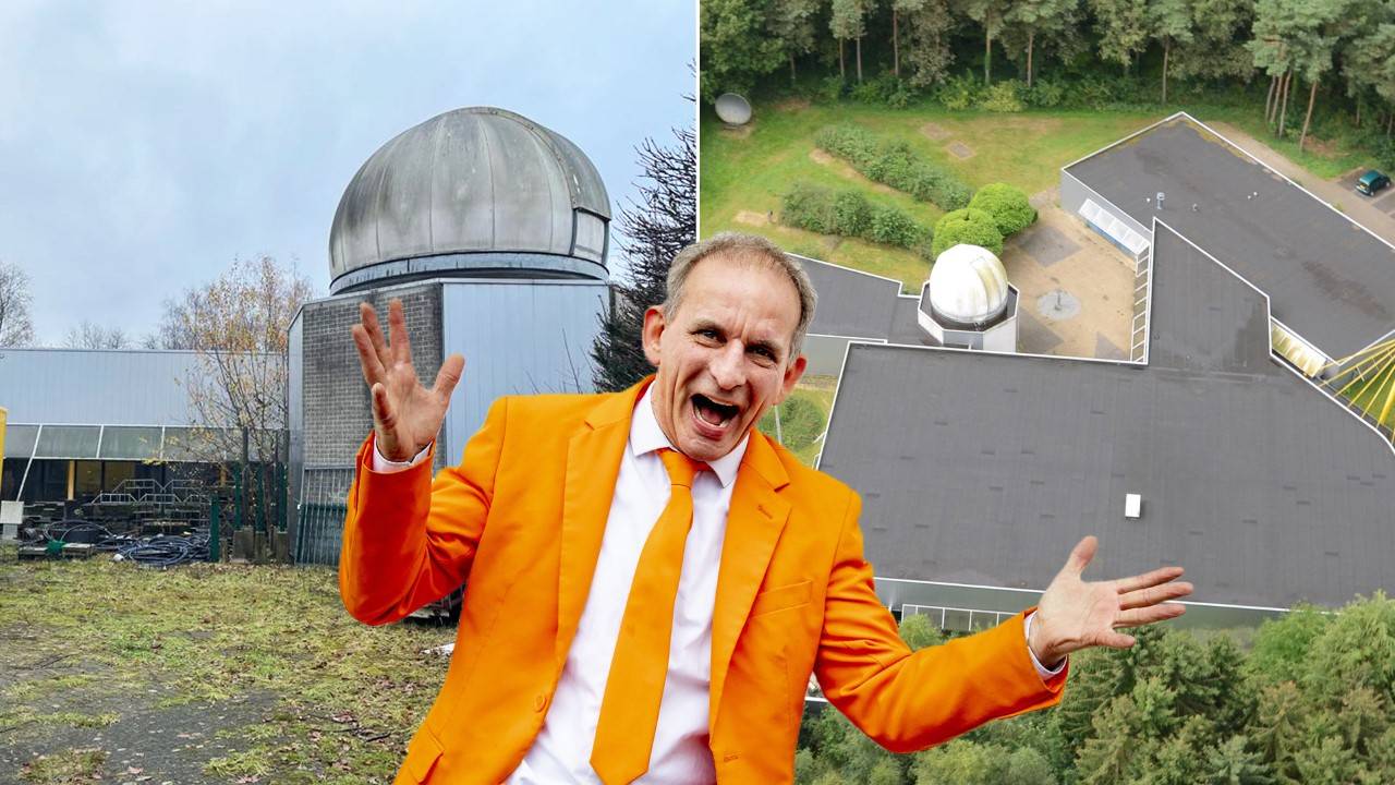 Johan Vlemmix heeft de voormalige sterrenwacht in Hoeven gekocht.