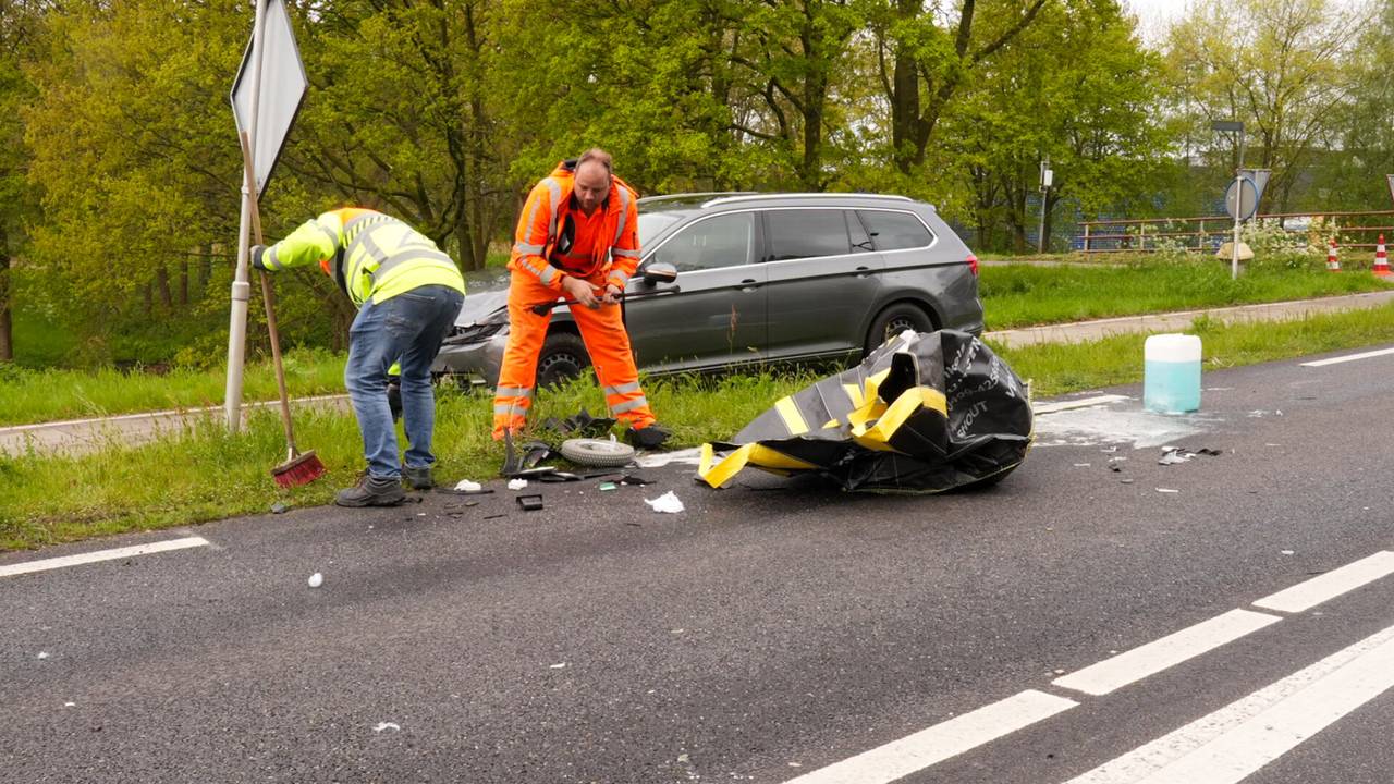 Hoe het ongeluk in Lieshout kon gebeuren, wordt onderzocht (foto: Harrie Grijseels/SQ Vision).