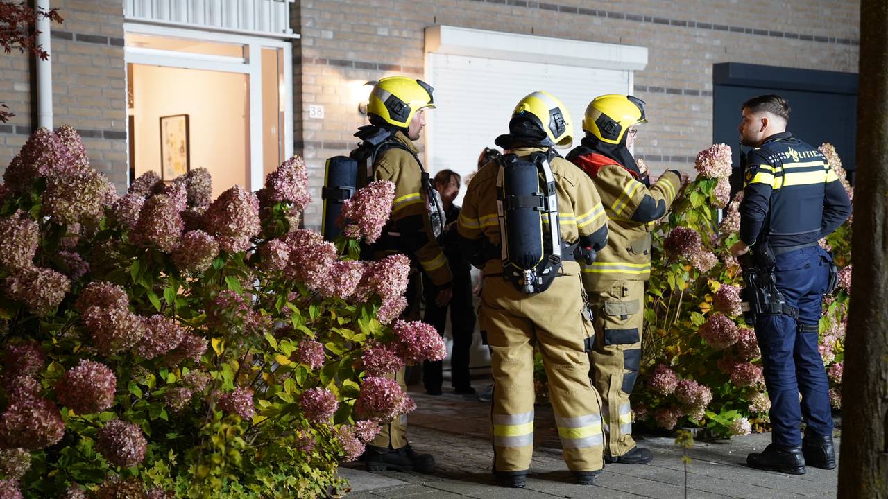 Brandweer en politie kwamen in actie na een brandmelding in Boxtel (foto: Bart Meesters/Meesters Multi Media/SQ Vision).