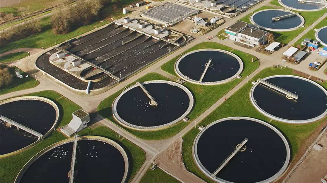 Rioolwaterzuivering Oijen (Foto: Waterschap Aa en Maas)