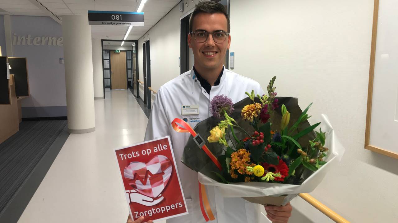 Daan van den Bersselaar (26) werd verrast op de Dag van de Zorg.