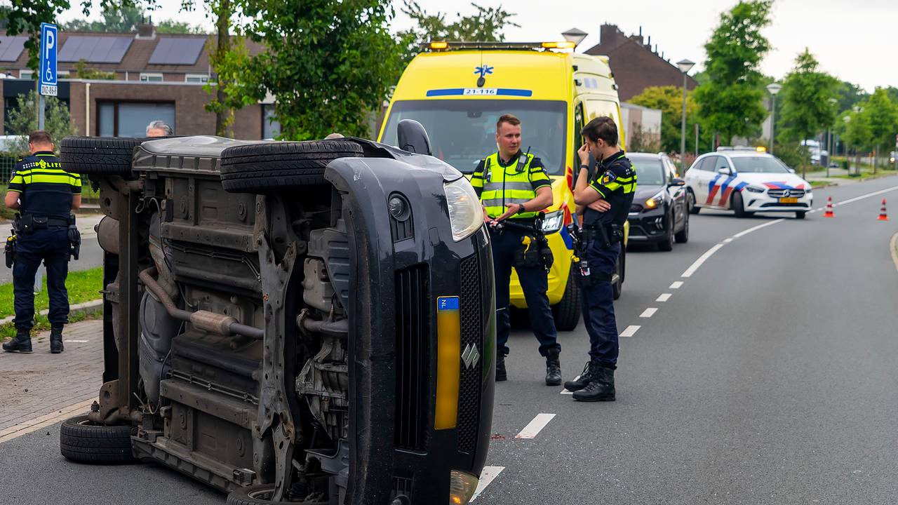 Hoe het ongeluk in Oss kon gebeuren, wordt onderzocht (foto: Gabor Heeres/SQ Vision).