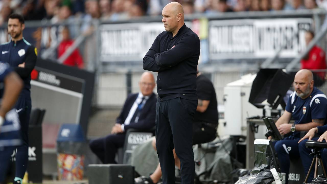 Trainer Kristof Aelbrecht (foto: ANP, Bart Stoutjesdijk).