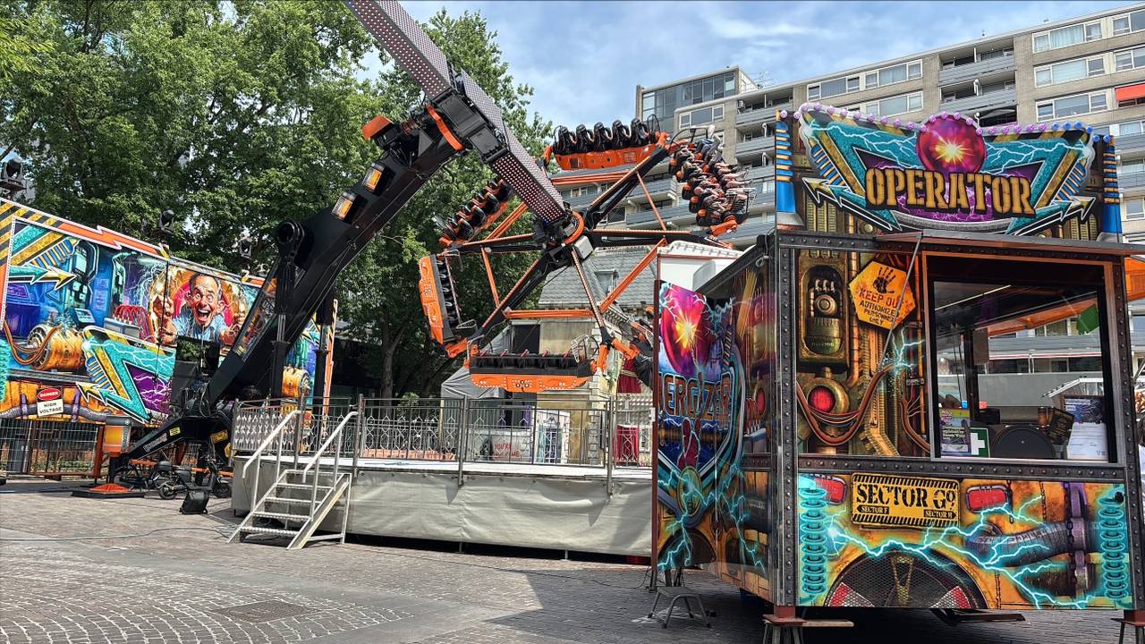Het is nog rustig rond de middag, maar het feest kan weer beginnen (foto: Omroep Brabant).