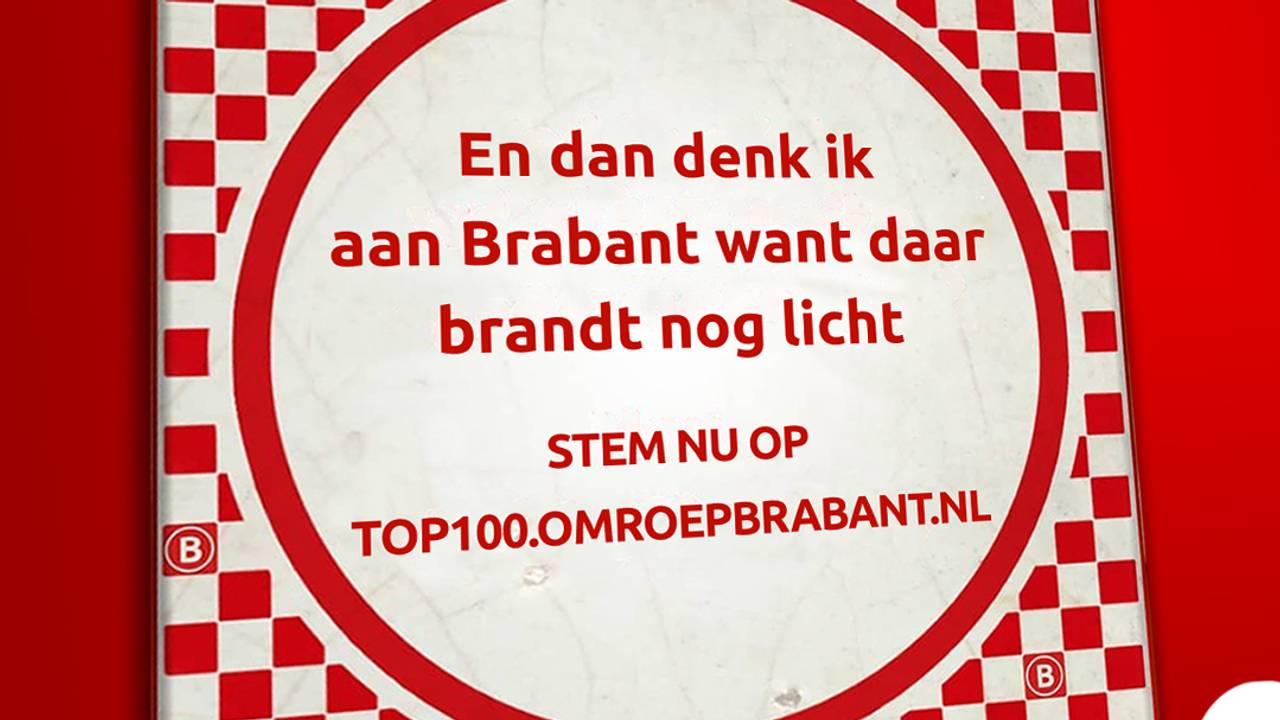 De stembus voor de Brabantse Top 100 is geopend.