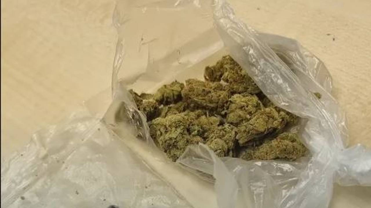 De automobilist en zijn bijrijder hadden drugs bij zich (foto: Instagram politie Meierijstad).