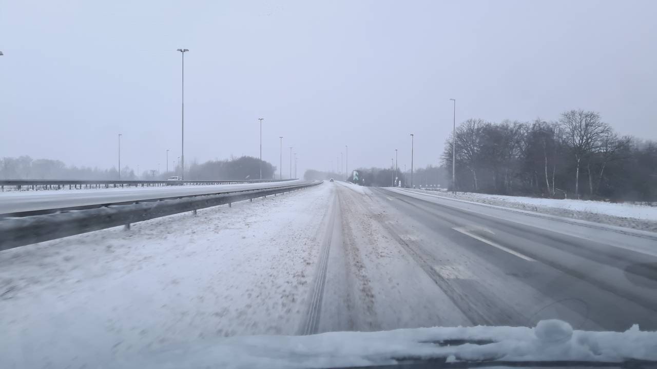 Code oranje: gevaarlijke rijomstandigheden maandagochtend 