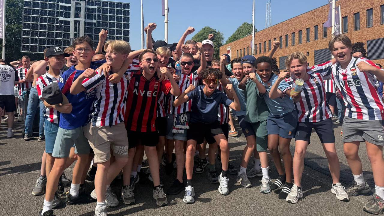 Nieuwe generatie Willem II-fans is er klaar voor (foto: Omroep Brabant).