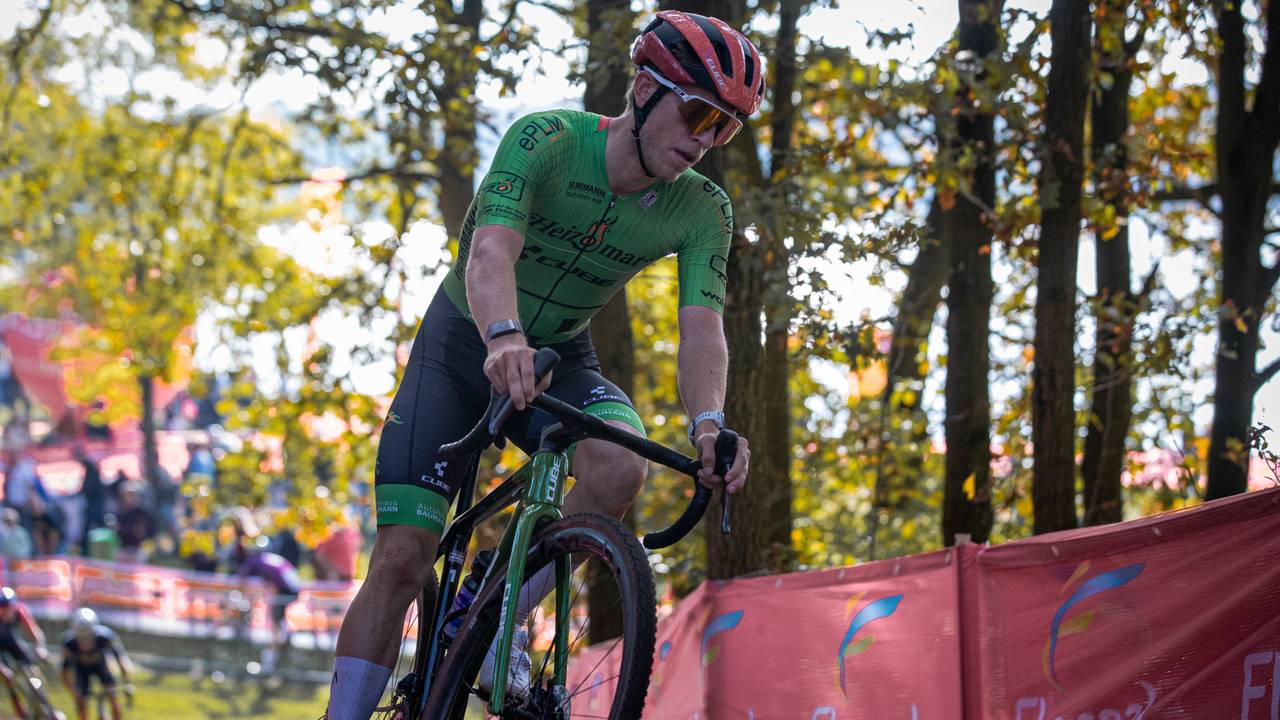 Mees Hendrikx tijdens de Exact Cross Heerderstrand (foto: Dick Soepenberg, Orange Pictures).