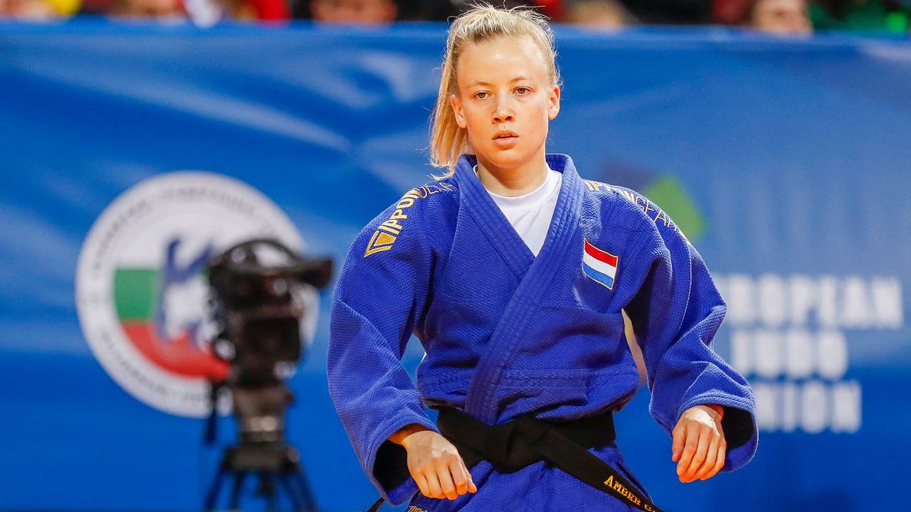 Amber Gersjes in 2022 bij het EK. (Foto: Nikola Krstic/Orange Pictures)