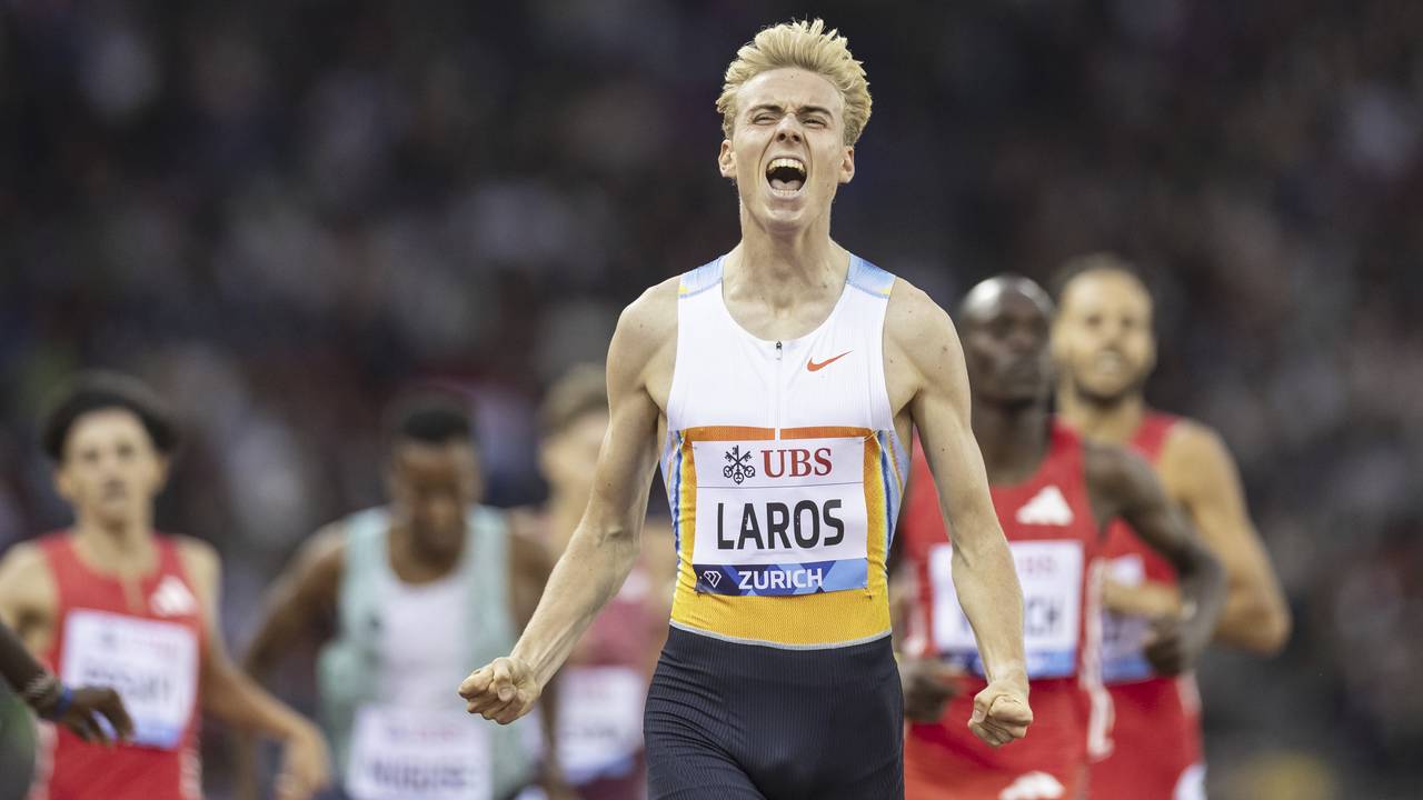 Niels Laros wint in Zwitserland (foto: ANP).