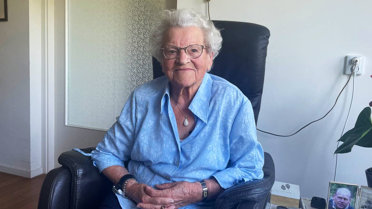 Annie van Laarhoven is de oudste van Brabant (foto: Omroep Brabant).