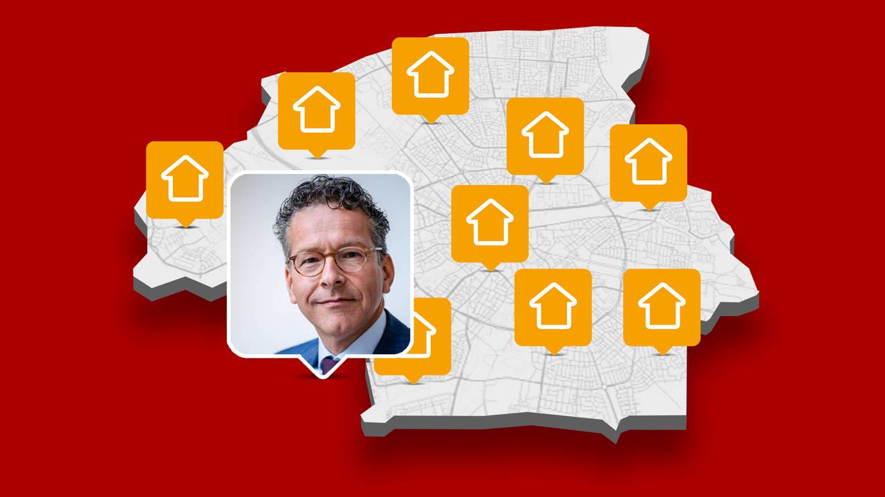 Jeroen Dijsselbloem is op huizenjacht in Eindhoven.