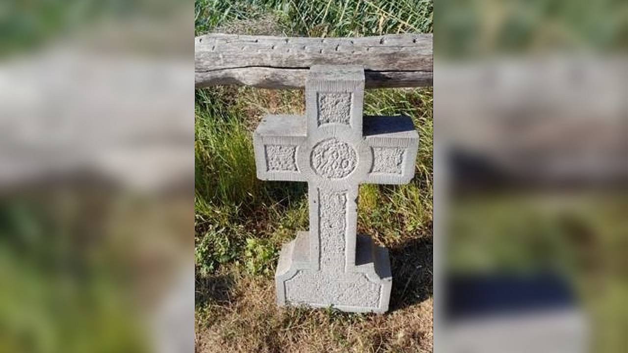 Het mysterieuze beeld (foto: Facebook gemeente Sint-Michielsgestel).