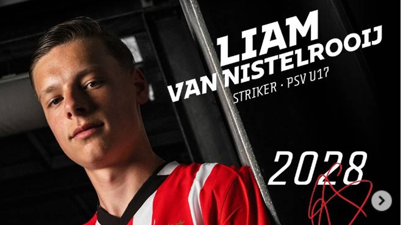 Liam van Nistelrooij (foto: Instagrampagina PSV).