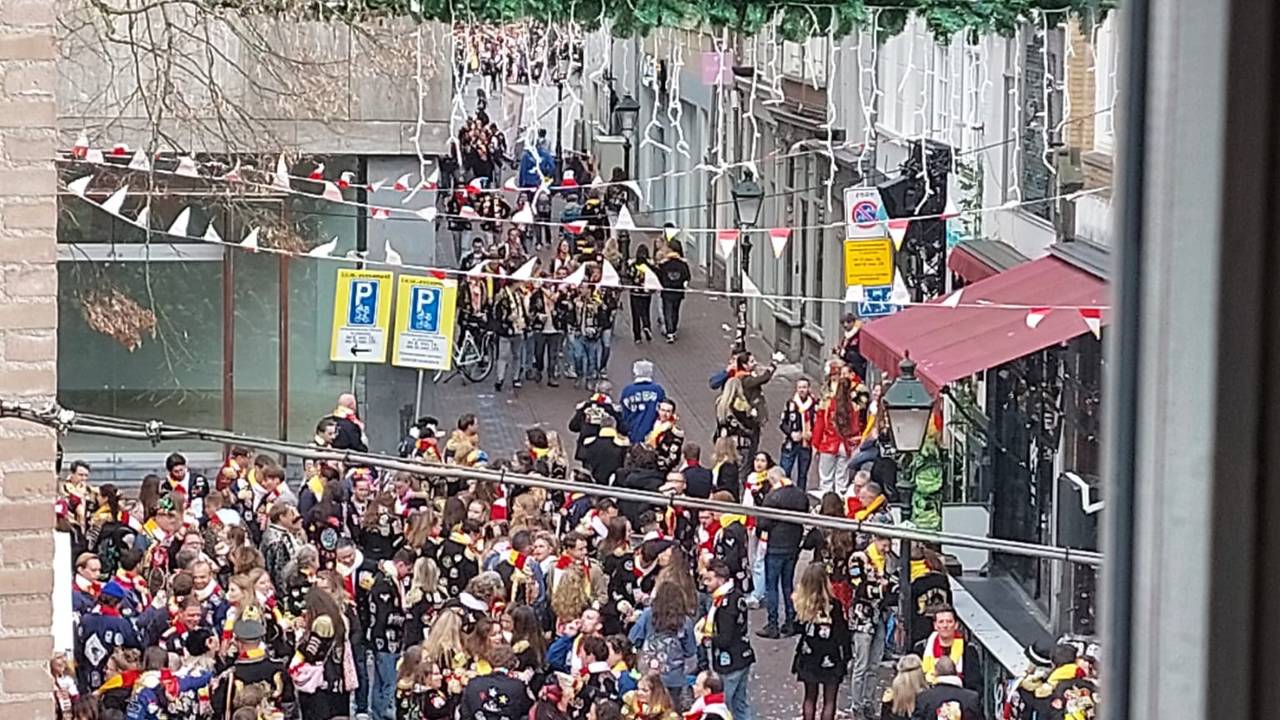 Foto vanuit het te verkopen appartement (privéfoto).