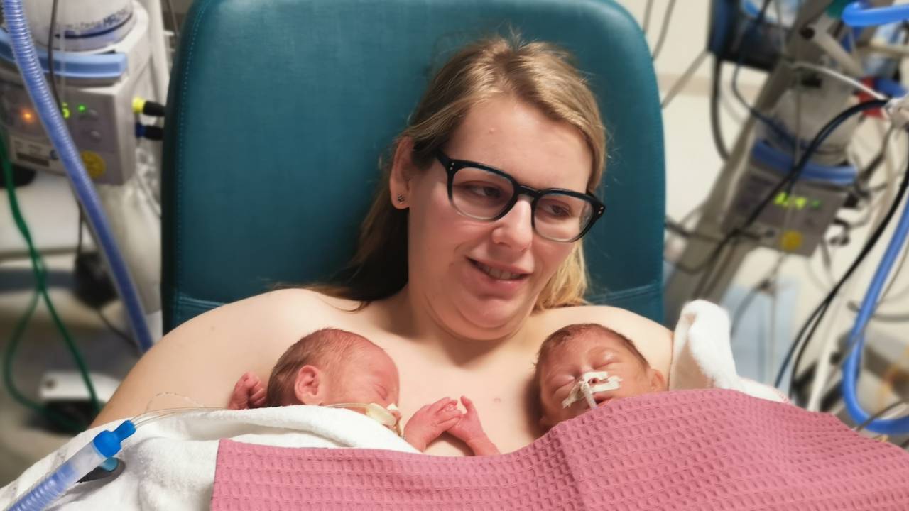 Marjon met Sven (l) en Meike (foto: Lin's Moments/ Make a memory).