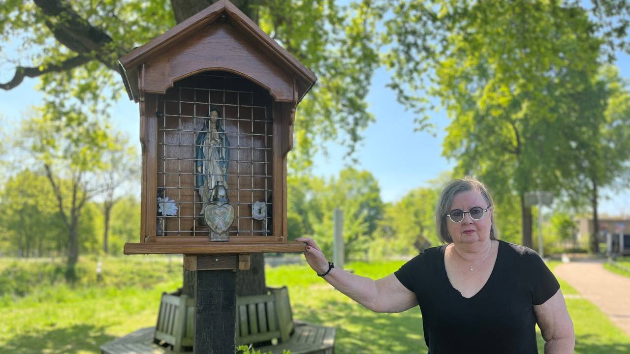 Deze Mariakapel biedt al tien jaar steun aan Jeanne (foto: Megan Hanegraaf).