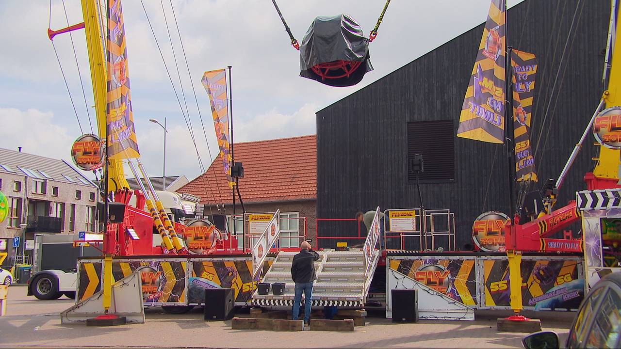 De attractie werd woensdag afgebroken (foto: Omroep Brabant).