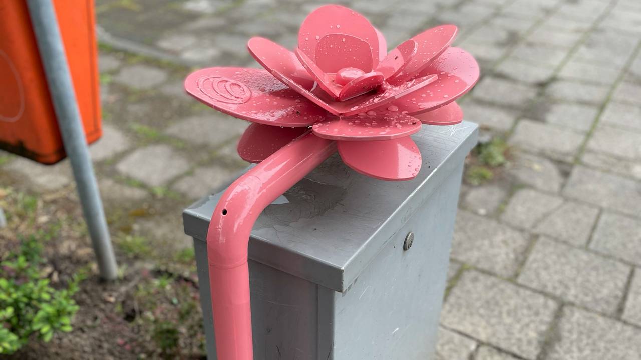 Volgens de kunstenaar is het eindresultaat functioneel en niet meer foeilelijk. (Foto: Benjamin Scheltema)