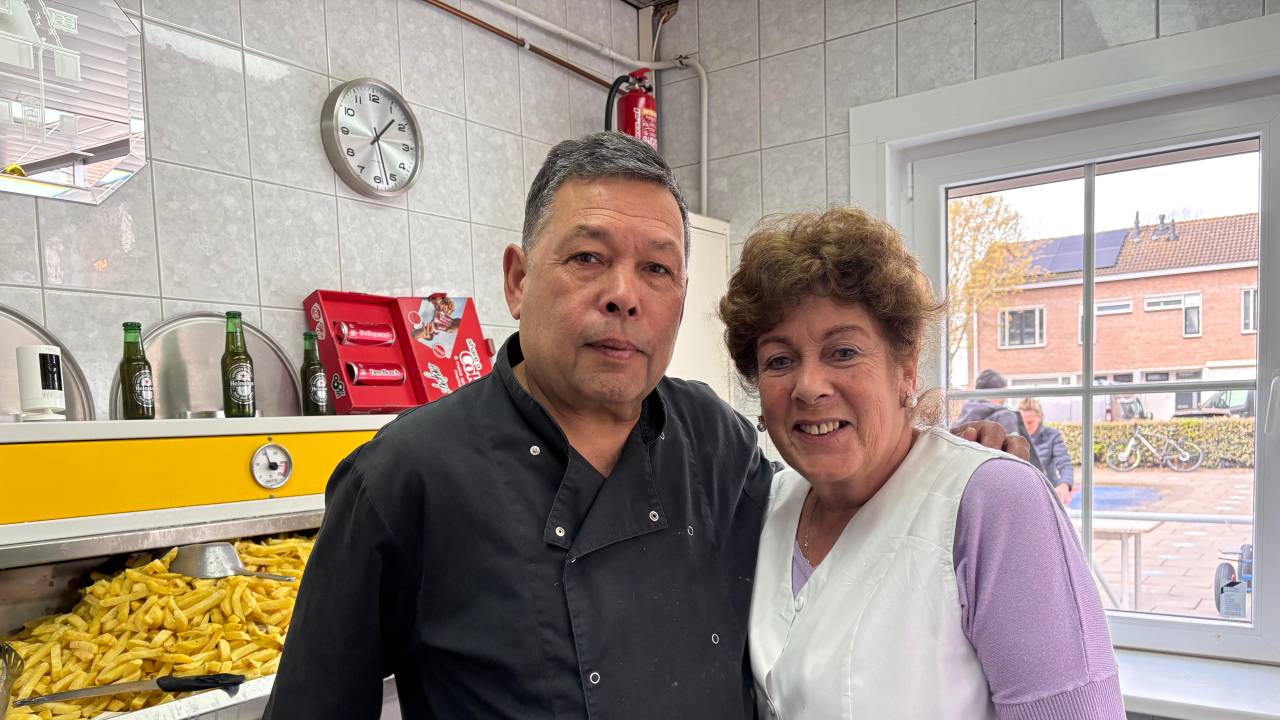 Arthur en Helene hebben een dubbel gevoel bij hun pensioen (foto: Pieter Soethout)