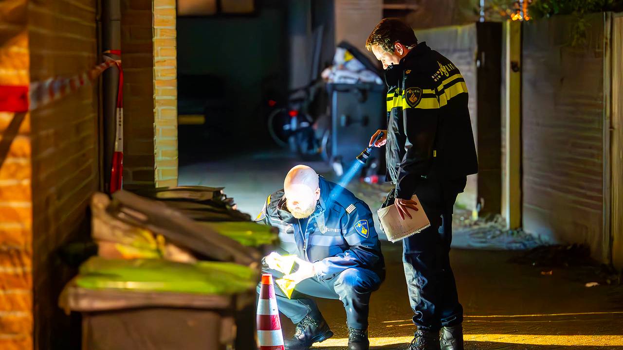 Onderzoek na de schietpartij (foto: Gabor Heeres / SQ Vision).