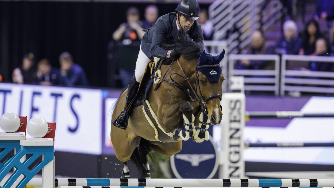 Harrie Smolders en Monaco bij de wereldbeker in Omaha (Foto: ANP)