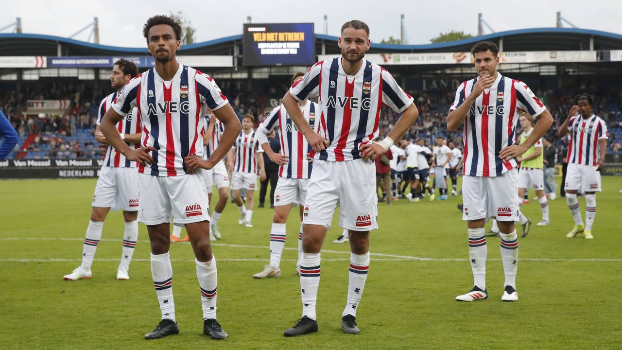 Balende spelers van Willem II (Foto: ANP, Bart Stoutjesdijk).